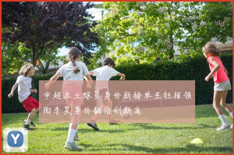 中超本土球员身价新榜单王钰栋领衔李昊身价翻倍创新高